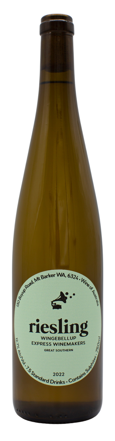 Wine Bottle for Express Winemakers Wingebellup Riesling
